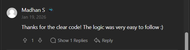 LeetCode comment 2